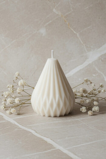 Geometric Drop Candle