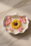 Shell Jar Flower Candle