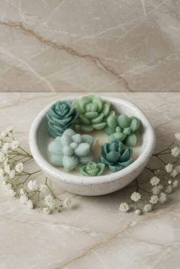 Mini Cactus Jar Candle