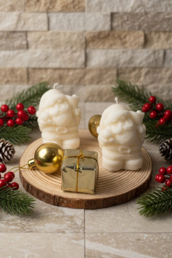 Mini Santa Candle