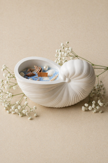 Snail Shell Jar Candle