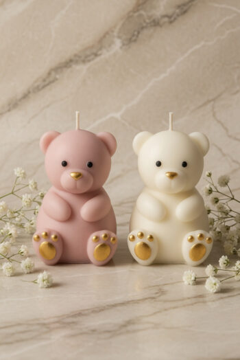 Fat Teddy Candle