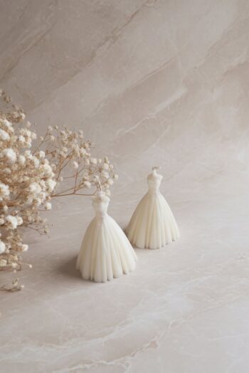 Wedding Dress Candle