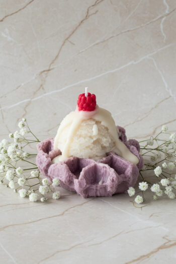 Waffle Icecream Candle