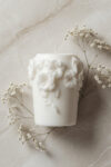 Flower Imprint Sculpture Candle