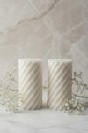 Small Twisted Candle