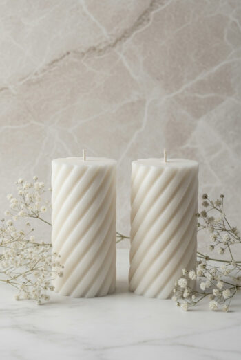 Small Twisted Candle