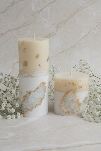 Geode Candle Set
