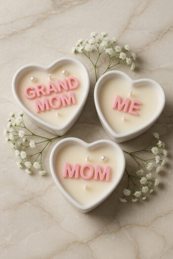 Mom Set Of 3 Candles