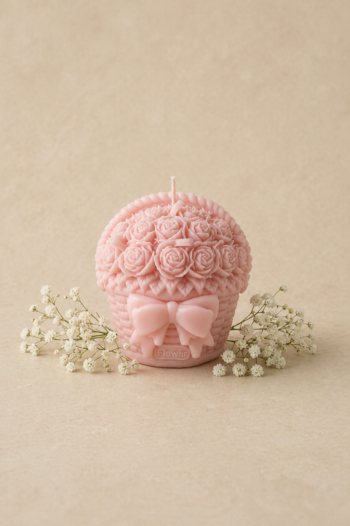 Flower Basket Candle