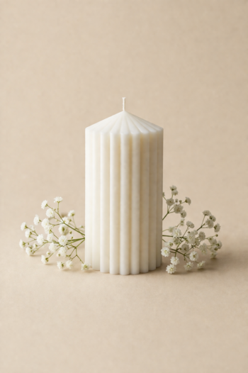 Broad Pillar Candle