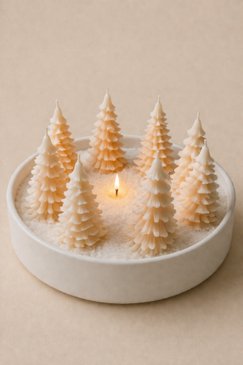 Big Round Jar Pearl Wax Candle