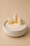 Round Jar Pearl Wax Candle