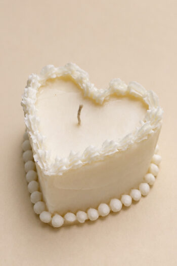 Heart Cake Candle