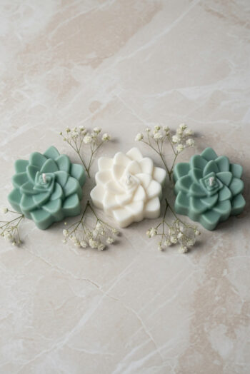 Cactus Flower Candle