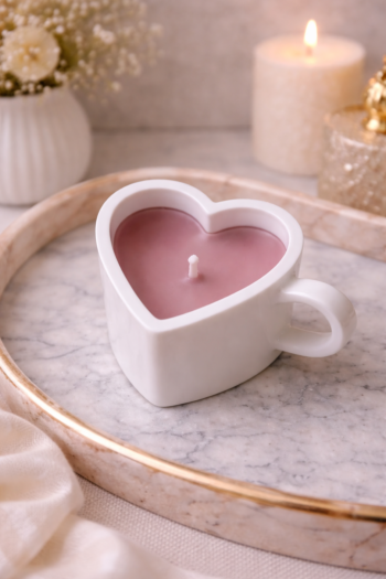 Heart Cup Candle