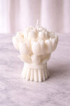 Big White Tulip Bouquet