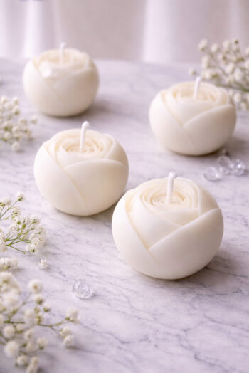 Closed Rose Candle