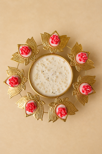Big Lotus Urli Candle
