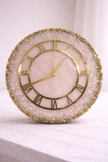 Beige Serenity Clock