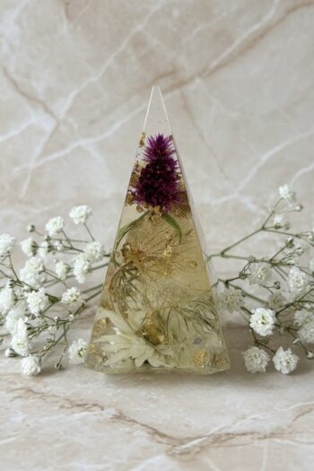 Luxe Floral Ring Holder