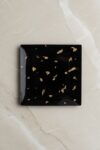 Black Square Coaster