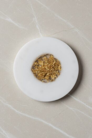 White Round Coaster
