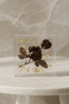 Flower Square Edge Coaster