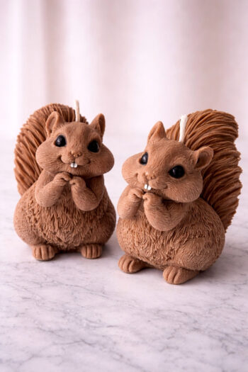 Squirrel Candle