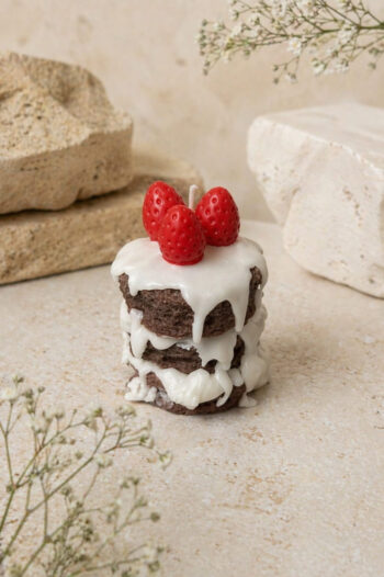 Chocolate Base Strawberry Cake