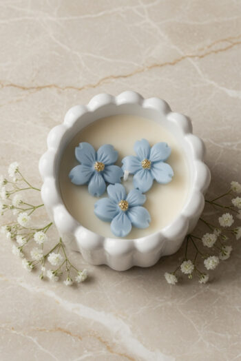 3 Flower Jar Candle