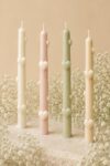 Heart pillar candle