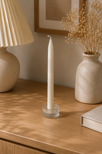 Pressed pillar candle