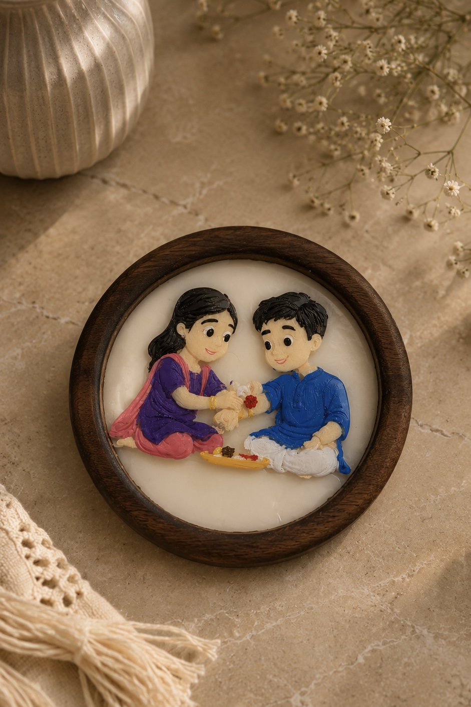 Bhai Bhen Candle Bhai Bhen Candle