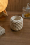 Knitted Texture Jar