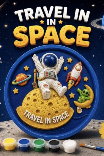 Space Theme Plaque
