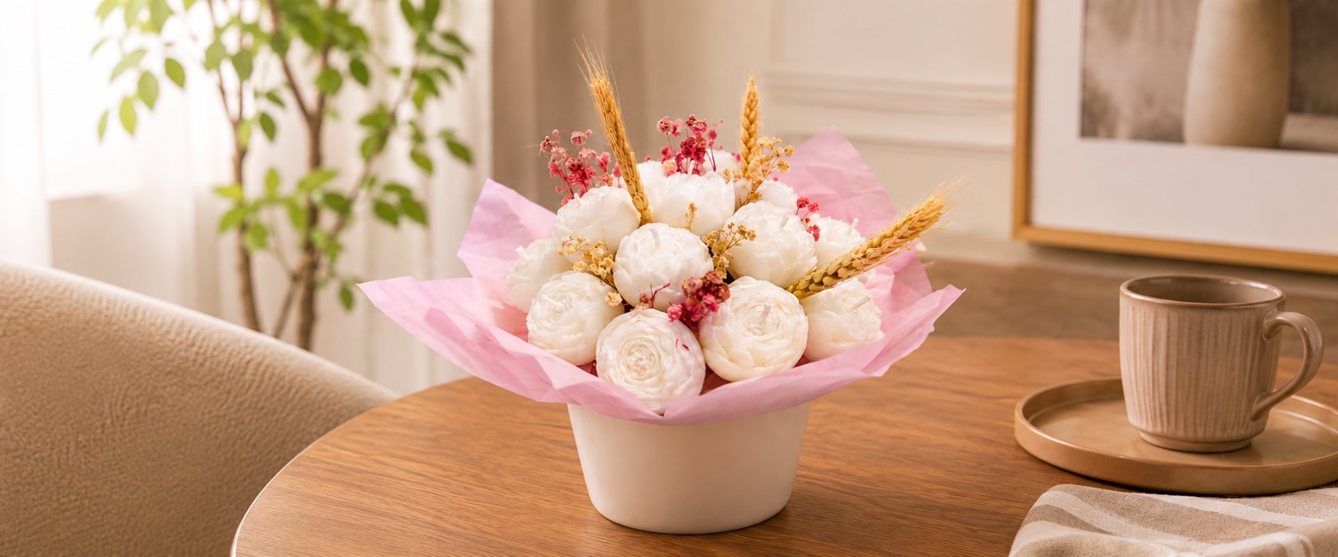 Peony Bud Bouquet